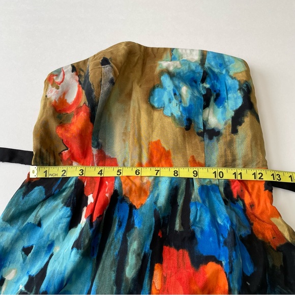 Anthropologie strapless dress, sz 0 - Picture 9 of 12